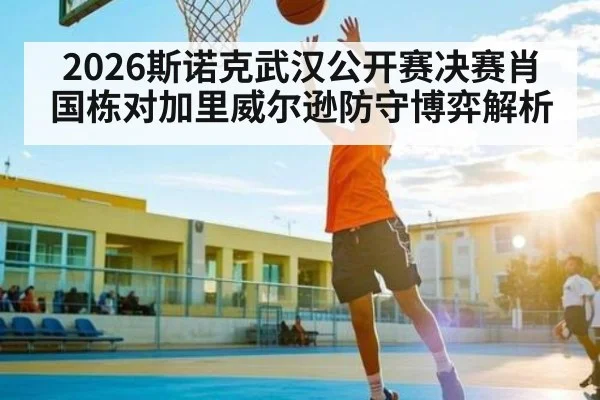 2026斯诺克武汉公开赛决赛肖国栋对加里威尔逊防守博弈解析